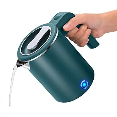 Small Electric Kettles Stainless Steel For Boiling Water 0.6l Travel Mini Hot Wa • $31.01