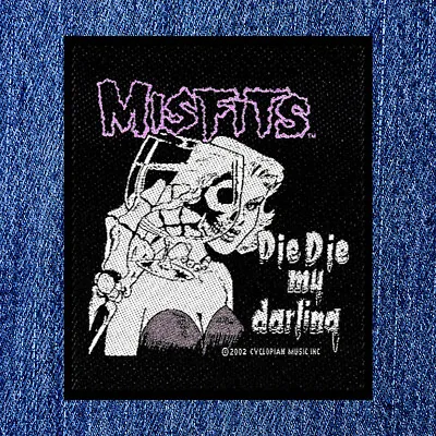 Misfits - Die Die My Darling (new) Sew On Patch Official Band Merchandise • £4.60