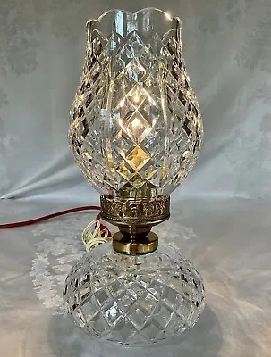 Waterford Irish Crystal L4 13  Hurricane Lamp / Original Made In Ireland • $240