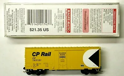 MTL Micro-Trains 74010 Canadian Pacific CP Rail CP 165181 40 Foot Boxcar • $20