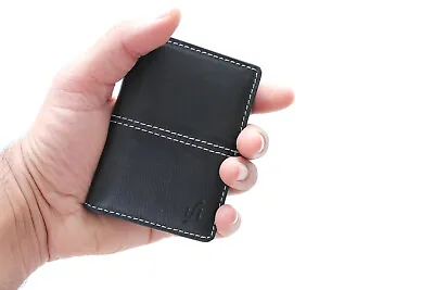 £16.99 • Buy StarHide RFID Genuine Leather Credit/Business Card Holder Wallet Case 5001 Black