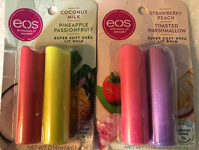 2 Eos 1 Coconut Milk Pineapple Passion Fruit 1 Strawberry Peach Toasted Marshmal • $14.99