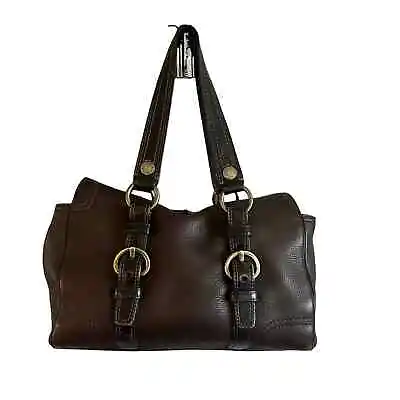 Coach Brown Leather Handbag Bag Purse • £153.24