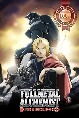 Full Metal Alchemist Brotherhood Original Official Anime Print Premium Poster • $76.78