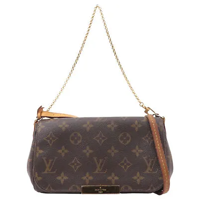 $1035 • Buy Authentic Louis Vuitton Monogram Favorite PM 2Way Shoulder Bag M40717 Used F/S