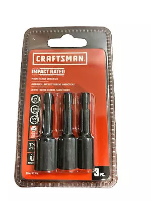 NewCraftsman Magnetic Nut Drivers 1/4  5/16  3/8   With 1/4  Shank Impact Rated • $8.54