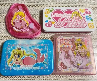 Pichi Pichi Pitch 2003 Letter Pouch Can Case 4 Set NAKAYOSHI Mermaid Melody Rare • $63