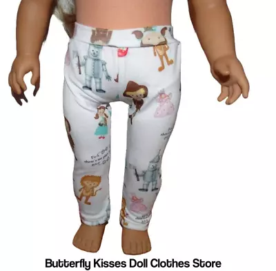 Wizard Of Oz Print Leggings 18  Doll Clothes Fit American Girl Dolls • $6.50