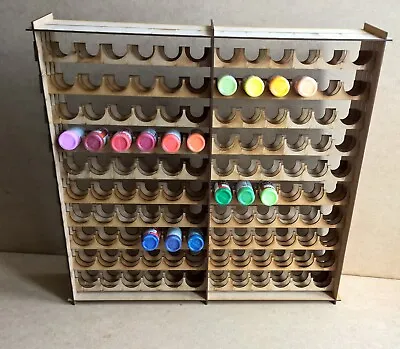 Paint Stand 120 Dropper  Bottle Rack Storage Warpaint Vallejo Wargames Tabletop • £19.99