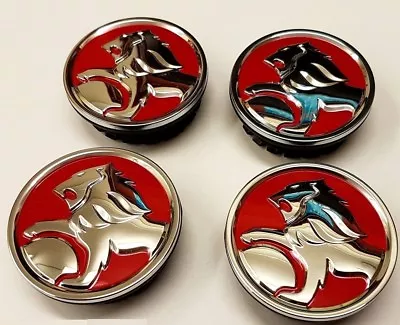 $279 • Buy GENUINE HOLDEN VF COMMODORE SV6 SS SSV REDLINE RED WHEEL CENTRE CAPS X4 NEW