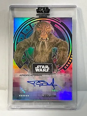£14.50 • Buy 2022 Topps Star Wars Signature Tim Dry Auto As J'quille Return Of The Jedi