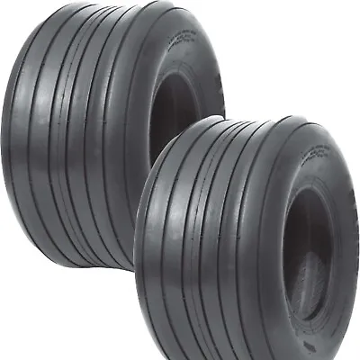 TWO  16x6.50-8 Ag Farm Tedder Rib Implement Tire SUPER HEAVY DUTY 24 Ply Rated • $106