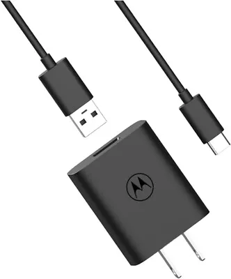 Genuine OEM Motorola MC-101 AC Power Wall Charger And Type-C USB Cable - NEW • $7.64