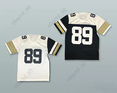 CUSTOM Black And White Mash Up 89 Football Jersey Stitched S-6XL • $29.99