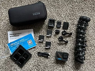 GoPro Hero 11 Black In Case + 3 Batteries Charger Freewell ND Set Flex Tripod • $200