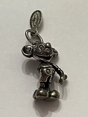 Vintage Sterling Silver Walt Disney Mickey Mouse Charm • $22.99