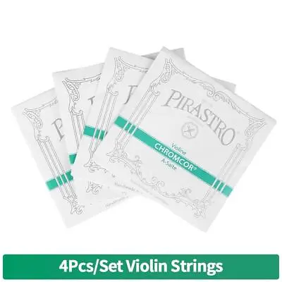 4pcs/set A E G D String Chrome Steel Pirastro Tonica Violin Strings For 4/4 Viol • $22.98