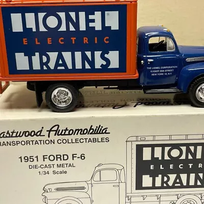 Eastwood Automobilia Transportation Collectables 1951 Ford F-6 1/34 Scale Lionel • $17