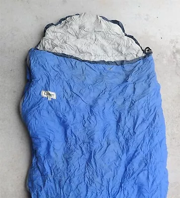 Vtg L.L. Bean Goose Down Sleeping Bag Mummy Type W/ Stuff Bag  • $95