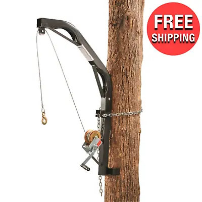 Portable Hanging Feeder Hoist Durable Easy-to-Use Lift Tree Outdoor Wildlife USA • $167.03