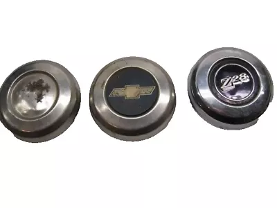 3 1970-1981 Camaro Z/28 Chevelle 5 Spoke Mag Wheel Center Caps • $32