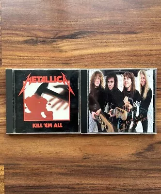 Original METALLICA CD Lot Of 2 Thrash Metal Kill ‘Em All 12 Tracks Garage Days • $46.95