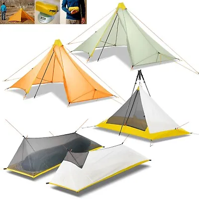 Portable Outdoor Tent Naturehike Ultralight Hiking Camping Tent Nylon Inner Tent • $52.23