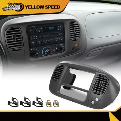 Fit For 1997-2003 Ford F150 Expedition Center Dash Radio A/C Vent Air Bezel Gray • $27.45