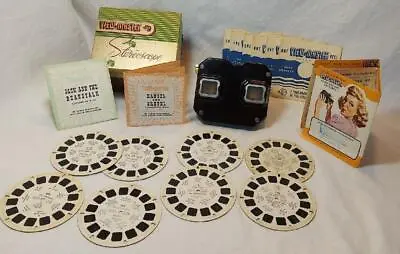 Vintage View Master Sawyer's 8 Reels Original Box C Viewer Bakelite Full Color • $139.98