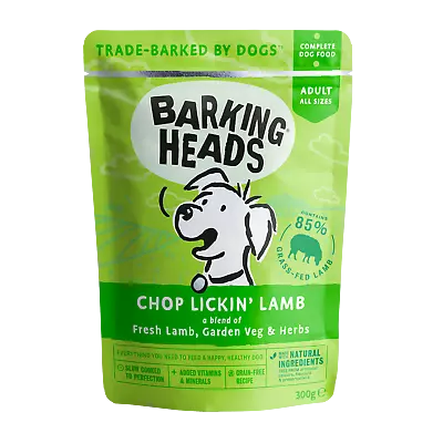 £27.10 • Buy Barking Heads Chop Lickin Lamb Pouch (Formerly Bad Hair Day Tins)  - 10 X 300g