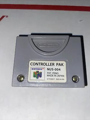 Official Nintendo 64 N64 OEM Video Game Memory Card Controller Pak Pack SAVES • $14.99