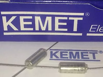 Kemet Best Quality Solid Tantalum Axial Capacitor All Values Drop Down List • £1.89