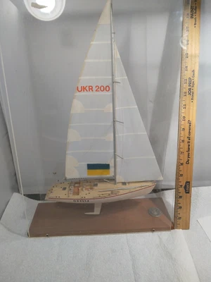 $378.27 • Buy OLD UKRAINE  WORLDS CUP Sailboat Model Americas Cup Yacht Racing Museum PIECE