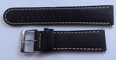 New 22mm Swiss Mondaine Men Watch Leather Watch Strap  Free Shipping • $35