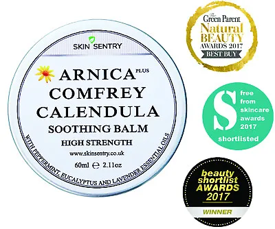 £9 • Buy High Strength Arnica, Comfrey & Calendula Cream Balm By Chambers & Co (60ml)