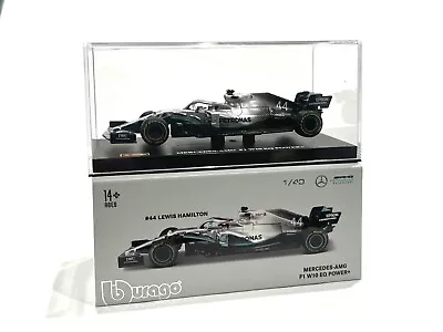 Display Case- 1:43 Mercedes-amg F1 W10 Eq Power+ #44 Lewis Hamilton 38049lh • $19.99