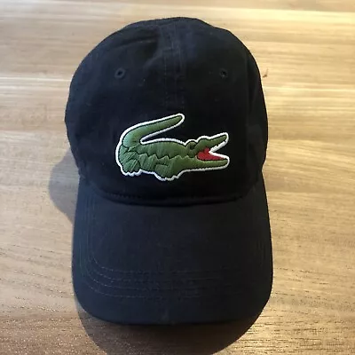 Lacoste Big Croc Cap Mens Black • $80