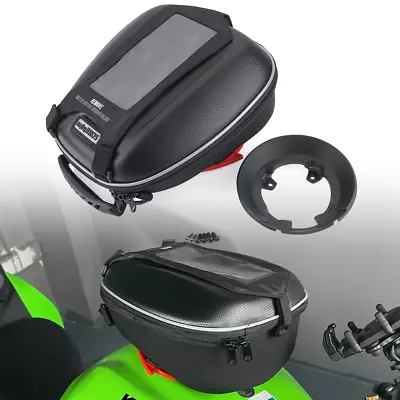 For KAWASAKI Z400 Z650 Z650RS ER Storage Luggage Fuel Tank Bag Flange Waterproof • £99.23