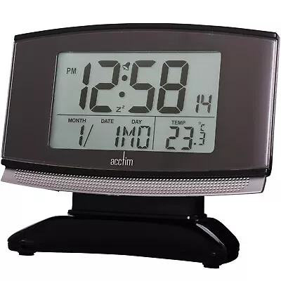 Acctim Acura Digital Alarm Clock Radio Controlled Smartlite� Date & Temperature • £32.95