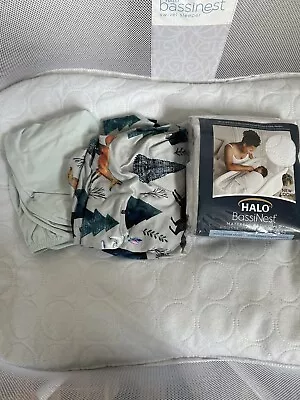 Halo BassiNest Waterproof Mattress Pad Cover Fits Glide/Swivel Baby Sleeper • $34.99