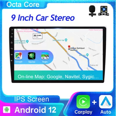 9  Android 12 Head Unit Car Radio Stereo In Dash Car Play GPS 4GB+64GB 8Core DSP • $155.75