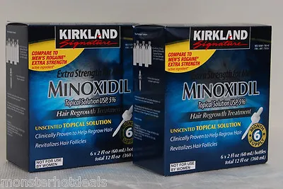 $52.99 • Buy 12 Months Kirkland Generic Minoxidil 5% Mens Hair Loss Regrowth Treatment 3/24
