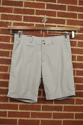 Mason's Mens Em's Chino Shorts Size 40 Gray Luxury Flat Front • $10.95