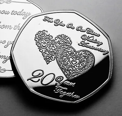 On Our 20th CHINA WEDDING ANNIVERSARY Commemorative. Gift/Present. 20 Years • £7.99