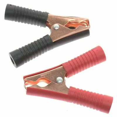 10xMetal Car Battery Clip Crocodile Alligator Test Terminal Clamp 100A Red Black • $15.35