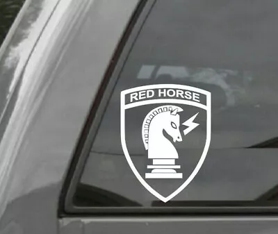 RED HORSE  Vinyl Window Decal Sticker UNITED STATES AIR FORCE  • $3.50