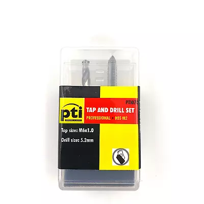 £4.99 • Buy PTI M6 X 1.0 Hand Tap And Drill Set