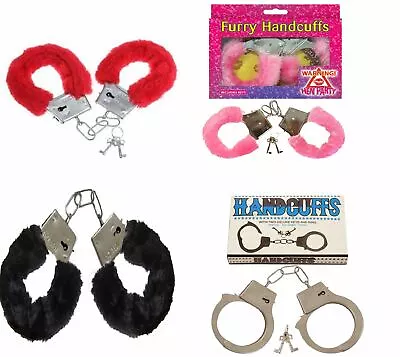 £2.79 • Buy Fluffy Furry Handcuffs Fancy Dress Hen Night Stag Party Props Police Role Play