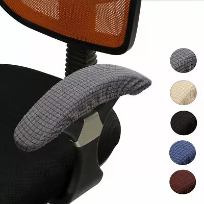 2pcs Office Chair Armrest Covers Arm Rest Slipcovers Office Computer Chair • $7.34