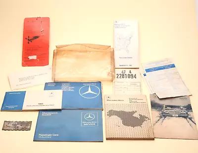 Mercedes W123 240D / 300D / 300CD Owner's Manual Etc • $39.99